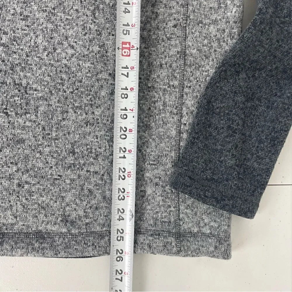 Woolrich Sweater Adult Medium Gray Outdoor Pullover Quarter Zip Fishing Mens‎